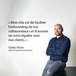 Cédric Hurni parlant de services informatiques